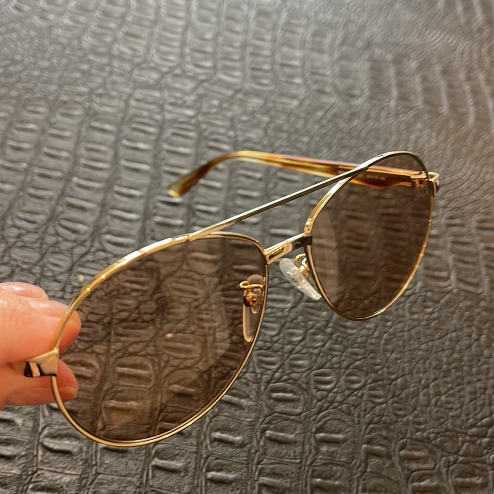 Balenciaga Sunglasses #BB0019SK Light Gold Frame - Picture 8 of 10